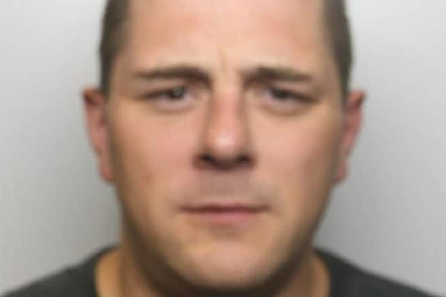 Pictured is  Adam Coupland, 38, of Market Place, South Normanton, who has been jailed for 26 weeks after he admitted three thefts.