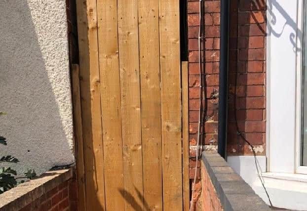 Cannabis farms often have reinforced doors, strong locks, and fences and gates built where there were none previously to stop intruders.