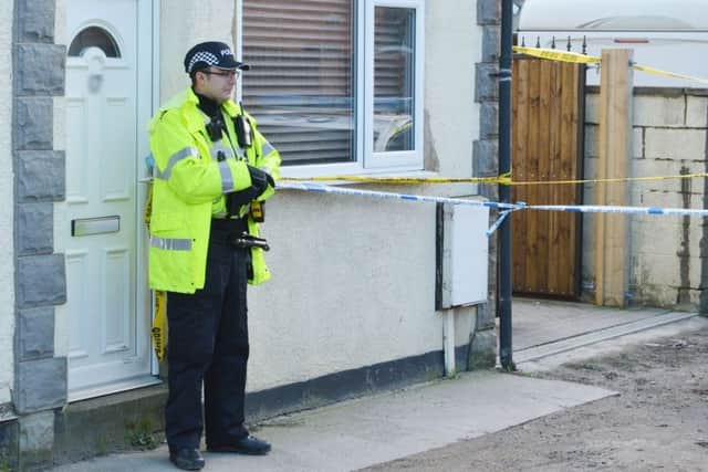 Police at Alfred Street South Normanton, following the death of 30-year-old mum Keeley McGrath.