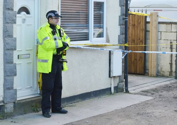 Police at Alfred Street South Normanton, following the death of 30-year-old mum Keeley McGrath.