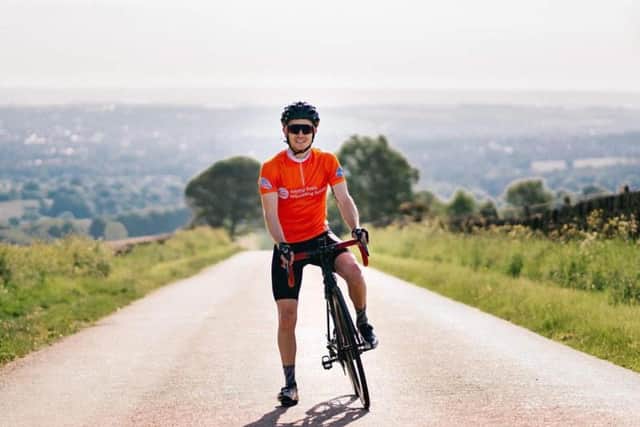 Chesterfield cyclist Adrian Beckett, who survived meningitis, now has his sights set on getting to the top of Mount Everest  on a bike!
