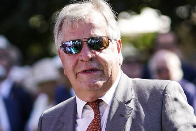 Trainer Sir Michael Stoute, who is bidding for a record-breaking seventh win in the Coral-Eclipse at Sandown. (PHOTO BY: Alan Crowhurst/Getty Images)