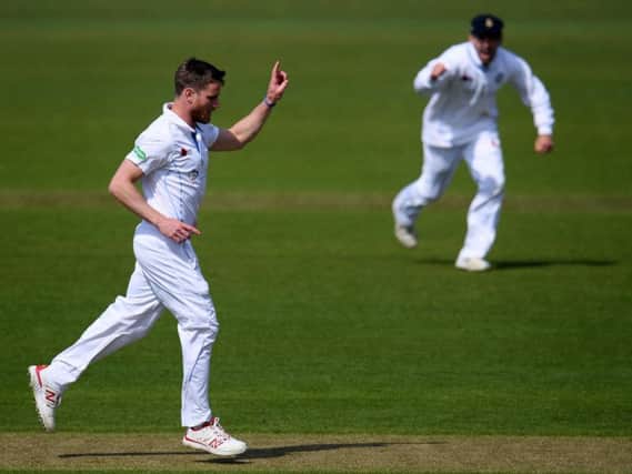 Luis Reece was in top form as Derbyshire fought back against Worcestershire
