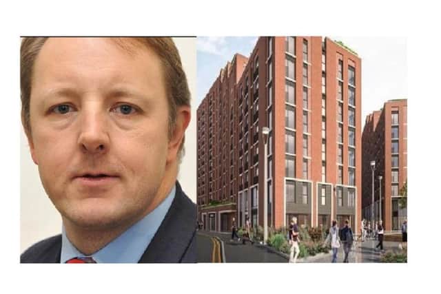 (Left) Chesterfield MP Toby Perkins (Right) James Muir, chair of Sheffield City Region, said the partnership had enabled key projects such as the Waterside and Northern Gateway regeneration schemes.
