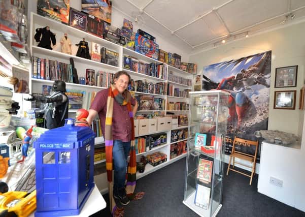 Ian Jackson has opened a comic and collectors shop in Cromford