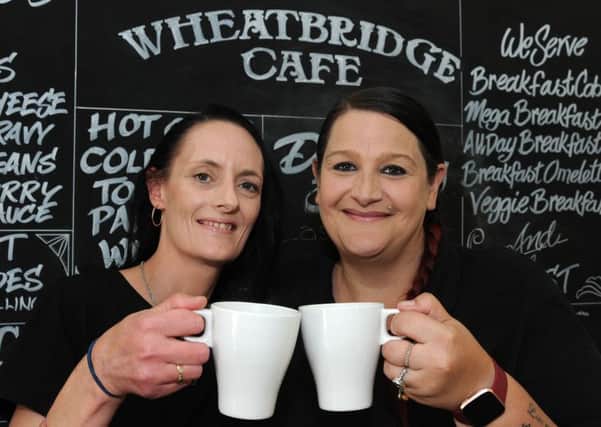 Cheryl Lomas and Andrea Beardmort ready to welcome Derbyshire Times readers with a free cup of tea or coffee.
