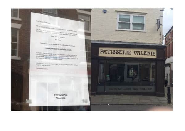 Chesterfield's Patisserie Valerie is no more.