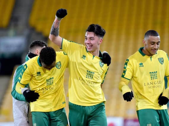Anthony Spyrou of Norwich City starts up front for Town again tonight (Pic: Nick Butcher/Archant Norfolk)