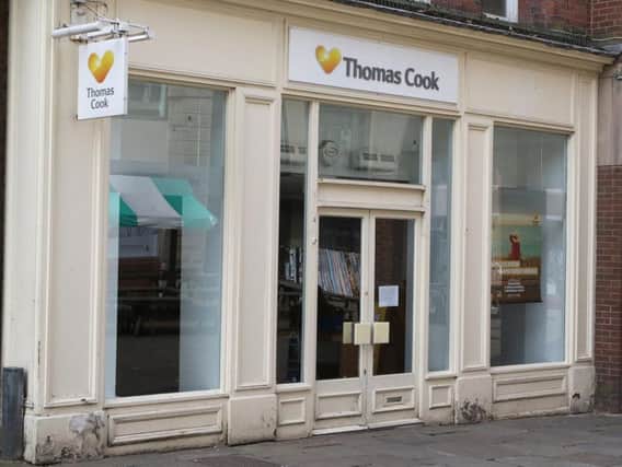 The former Thomas Cook store at 57 Low Pavements.