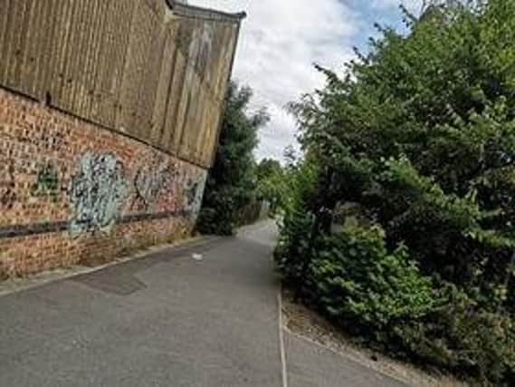Drug users alley in Chesterfield