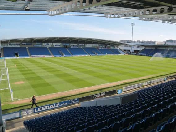 Chesterfield take on Rotherham United this afternoon.