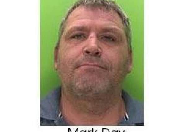 Mark Day was jailed for 10 years and nine months.