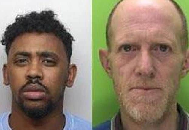 A warrant has been issued for the arrest of Liban Abdullah, who is due to serve 14 years in prison. Matthew Bentley was given seven years and six months for his involvement.