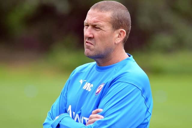 Keeper coach Mark Crossley