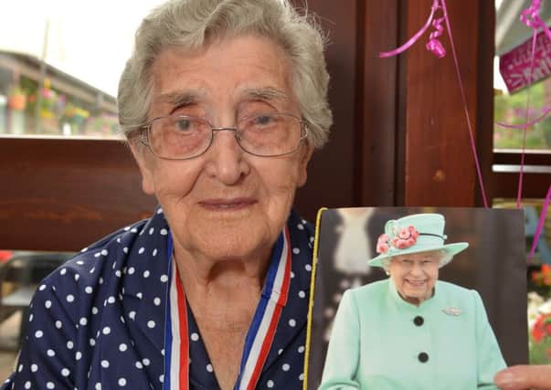 Evelyn Parish celebrates her 100th birthday at Thomas Colledge House