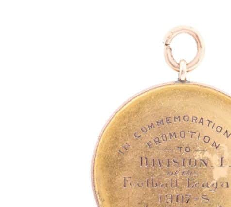 Harry Thorpe's medal. Picture: Hansons Auctioneers.