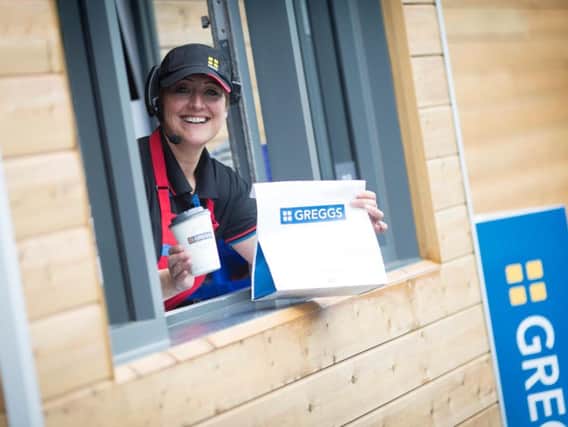 Get a free hot drink from Greggs.