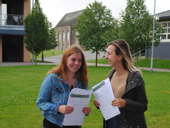Netherthorpe Sixth Form students celebrate their A Level results.