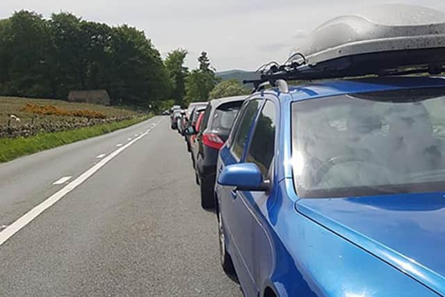 Motorist are driving illegally.