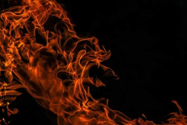 The fire was in a house in the Walton area of the town.
