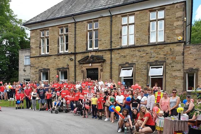 Over 160 of Sam's supporters attended a sponsored walk and fun day in his honour.