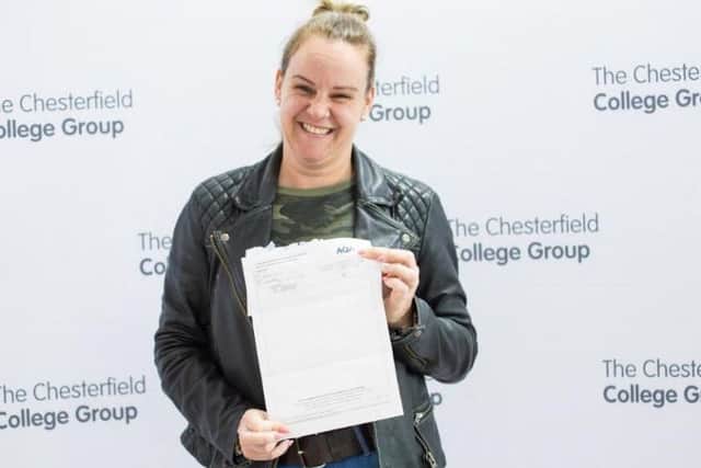 Claire Brentnall came back to study English to help her secure her place at University so that she could pursue her lifelong dream of becoming a social worker. There were tears of joy when she opened her results.