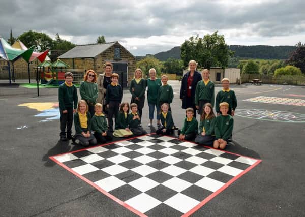 Ashover School's playground has had a makeover during the summer holidays.