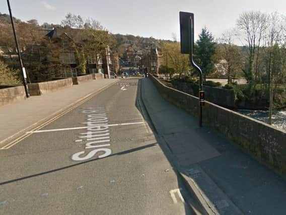 Matlock Derwent Bridge is to close for two weeks on Monday for vital flood protection work. Photo: Google.