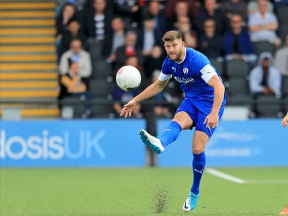 Chesterfield defender Will Evans.