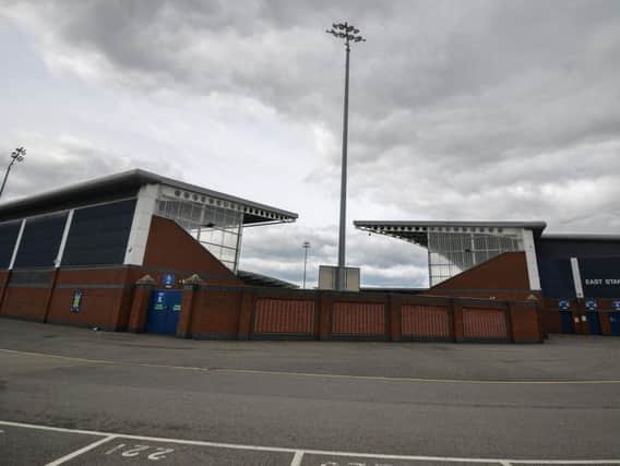 The Proact Stadium, home of Chesterfield Football Club.