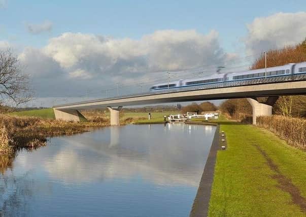 The HS2 rail line will help to improve frequency of services between Chesterfield, Derby and Birmingham, new research shows.
