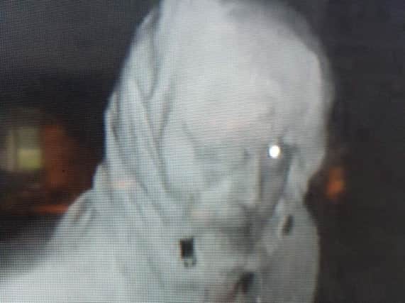Call Derbyshire police on 101 if you know who this man is.