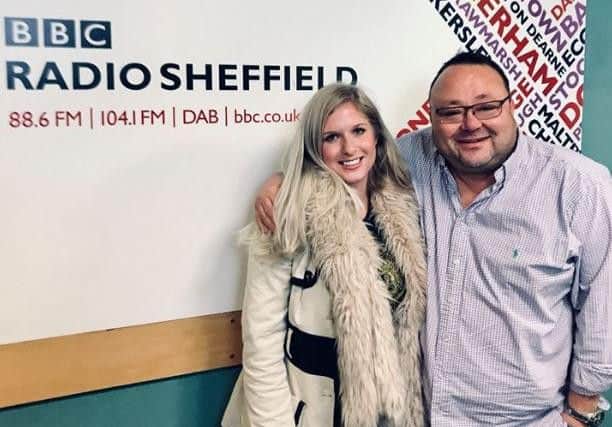 Laurie's business attracted the attention of Radio Sheffield who interviewed her about her venture.