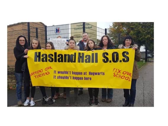 The strike action took place on Tuesday and closed the school for a day.