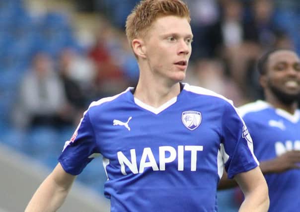 Sam Clucas in his Chesterfield playing days.