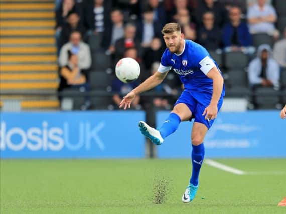Chesterfield captain Will Evans.