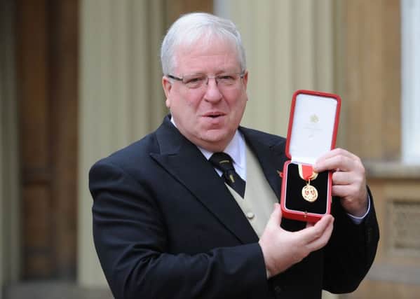 Sir Patrick McLoughlin receiving his knighthood at Buckingham Palace in 2016. (PHOTO BY: Getty Images)
