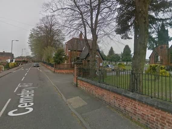 It happened on Cemetery Road in Danesmoor. Pic: Google Images.