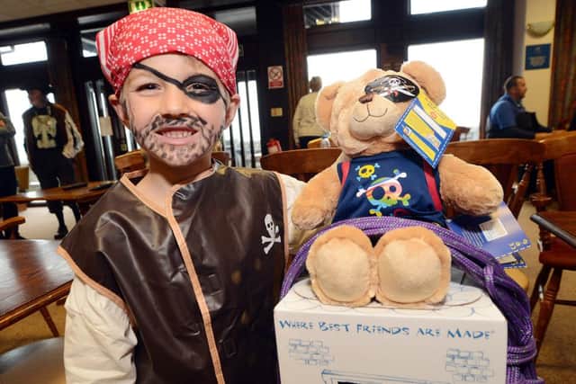 Pirate fun day by Carsington Sailability club. Rory Cresswell teddy bear rafle.