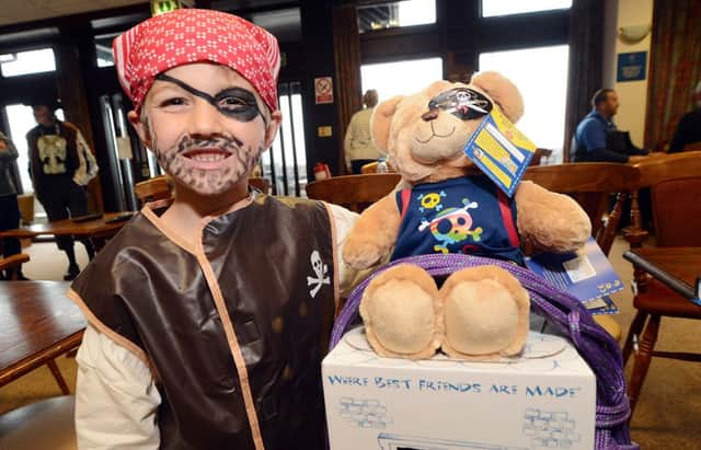 Pirate fun day by Carsington Sailability club. Rory Cresswell teddy bear rafle.