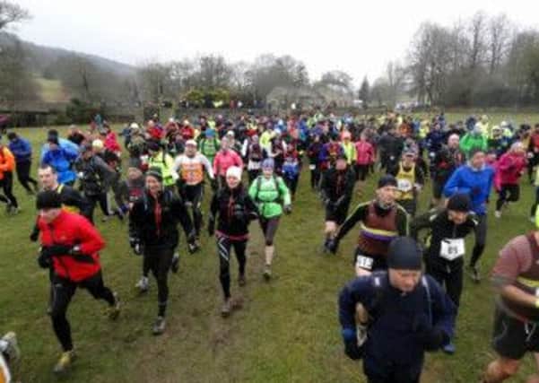 Runners and trekers set out on the 16th Grindleford Gallop on March 9 raising thousands of pounds for the village school.