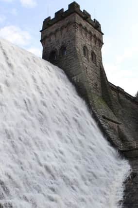Millions of gallons of water overflowing the Derwent Dam just days after Derbyshire was declared a drought zone.