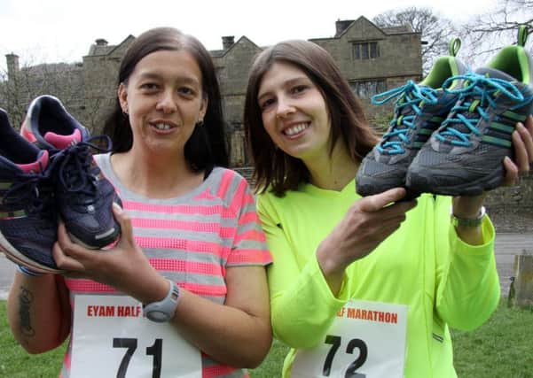 Sisters Rachel and Caroline Edge are running the Eyam half marathon for Ashgatge hospice.