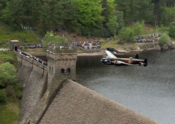 A famous flyover during a previous Dam Buster commemoration.