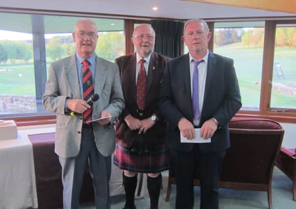 Pictured are Invitation Day winners Bob Cash, Ian Bollands and Ian Marr.