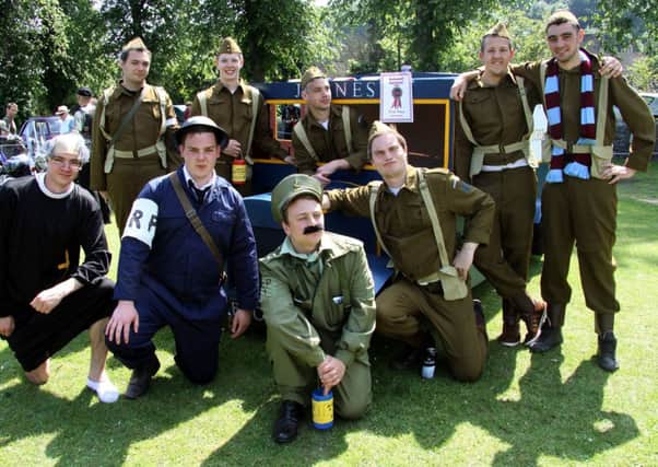 Bakewell Carnival - Dad's Army float 1st place adult winners who donated prize money back to the cause.