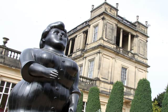 The Beyond Limits 2013 Sculptures are displayed at Chatsworth House