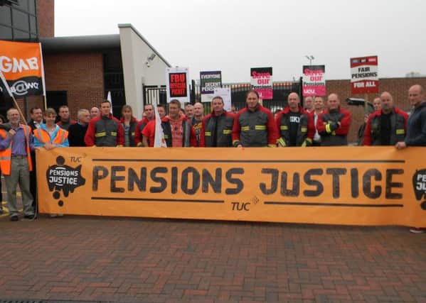 Firefighters  including those in Chesterfield  went on strike in a row over pensions last month and are set to do the same on October 19.