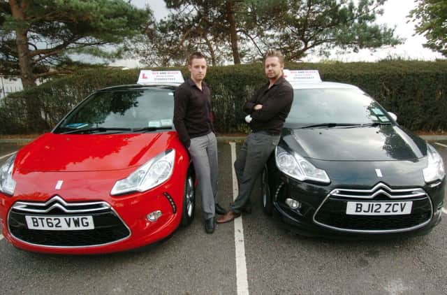 Andy Fox and Glen Wardale from Red and Black Driving Academy.