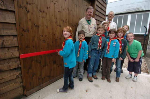 Opening of new scout hut for Bakewell scouts.